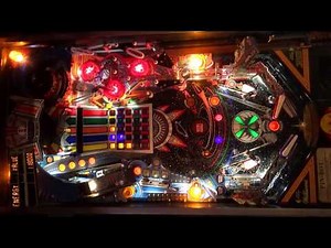 Pin-Bot pinball machine gameplay (Williams, 1986) - full screen/rotated