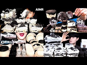 OREO EATING MUKBANG 🍫🍰 || OREO CAKE, CHOCOLATE & ICE CREAM ASMR MUKBANG COMPILATION 😋🍦