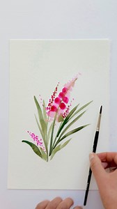 4 Brush Strokes I use all the time - 1. Stem strokes - try to keep your strokes thin and consistent. Keep practicing to get confident and comfortable with them. 2. Circular strokes - you want to be able to use all angles and sides of your brush. Even though this is a small brush (size 5) you can paint some decent sized circles using the whole belly of the brush 3. Leaf strokes - these are a bit harder to get, but you achieve them by varying the pressure from light pressure, to heavy and back to 