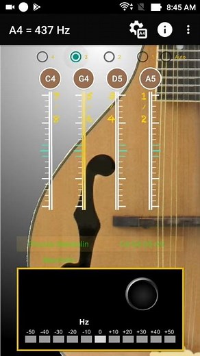 Mandolin Tuner - Android APP