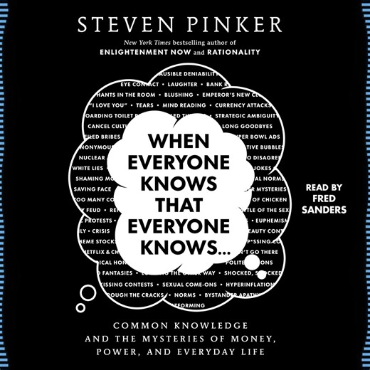Listen to an excerpt from my audiobook When Everyone Knows That Everyone Knows…to learn how common knowledge drives societal change. Pick up your copy from @simonaudio: https://bit.ly/4gxl0bD "The dynamics of societal change are driven by the creation of new common knowledge. Currencies may hyperinflate, banks may collapse, securities may bubble and bust, or commodities may vanish from the shelves because of a self-fulfilling remark or news story. A novel technology, speculative asset, or status