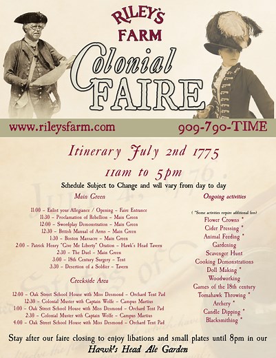 Colonial Faire - Riley's Farm