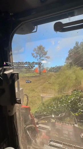 Funny Skid Steer Brush Hogging Moment