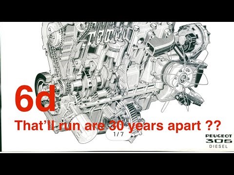 Not started in over 30 years!! Rebuilding the Peugeot’s diesel engine
