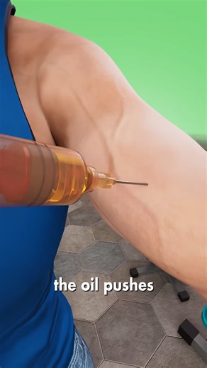 Oil injection for bigger muscles: Man’s painful & dangerous experience