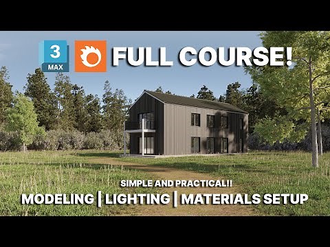 Exterior Modeling and Corona Rendering for Beginners in 3dsmax