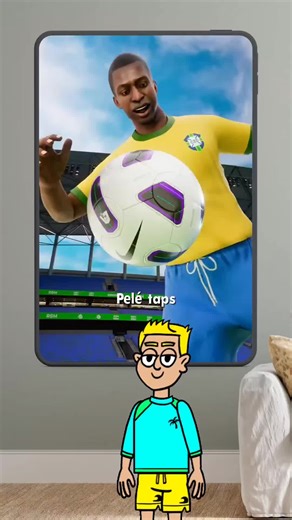 How to chip like Pale 😱 #zackdfilms #chip #pele #3danimation #football