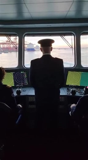 Step aboard the ship at the exact moment the journey begins with this ultra-realistic 8K internal bridge video. Follow the captain and crew as they perform final checks, monitor radar and GPS, and gradually increase engine power for a smooth departure. Through large bridge windows, see other ships docked or moving nearby, the harbor slowly fading behind, and the open water stretching ahead. Every detail is captured in realism — engine hums, subtle hull vibrations, blinking consoles, professional