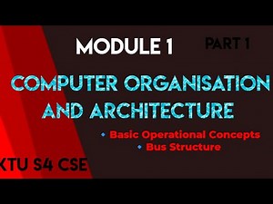 Basic Operational Concepts|MODULE 1|Computer Organisation And Architecture| KTU S4 CSE|Part I|CST202