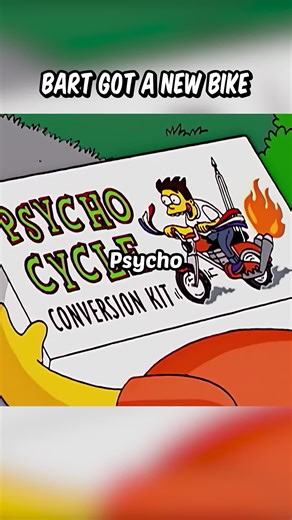 Bart Gets a New Bike in The Simpsons