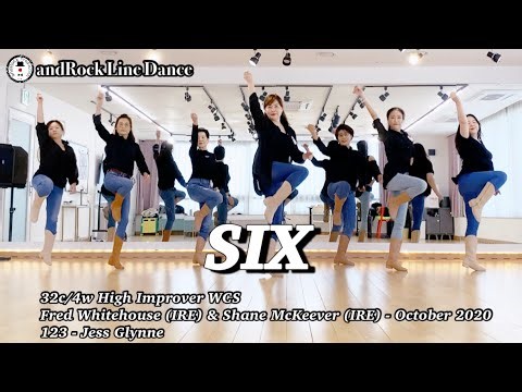 Six Line Dance(High Improver WCS) - Demo / 앤드락라인댄스 / 민라인댄스코리아고양일산지부