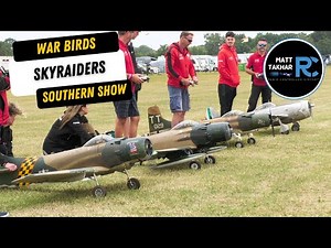 Formation Flight of 4 Warbirds at Southern Airshow 2024 | Douglas Skyraider A1 Display