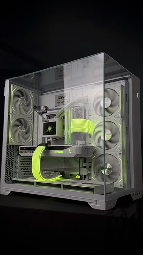 Siap Set custom white yang menggunakan case dari lian li O11 vision compact🤤.Ada yang berminat nak buat set custom macam ni ke?.Jom tekan beg biru sekarang!!#fyp #kimitechcomputer #pcgaming #livefest2025