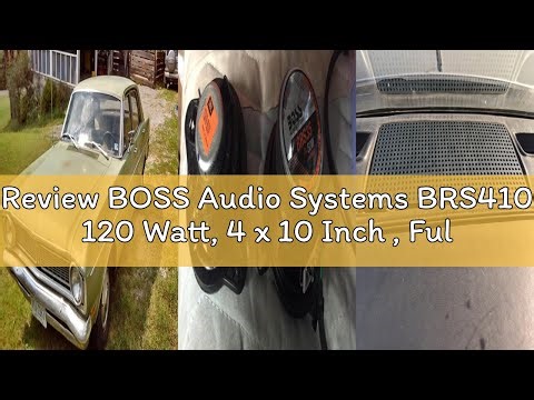 Review BOSS Audio Systems BRS410 120 Watt, 4 x 10 Inch , Full Range, Replacement Car Speaker - Sold