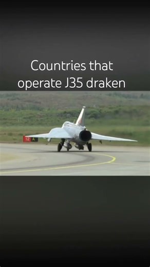 Countries that operate J35 draken #draken#aviation