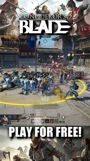 Conqueror's Blade -😲😲😲😲😲 PLAY FOR FREE! #Shorts#ConquerorsBlade#CB