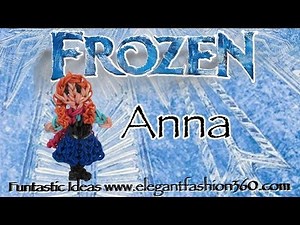 Rainbow Loom Princess Anna (Frozen) Figure/Charm - How to