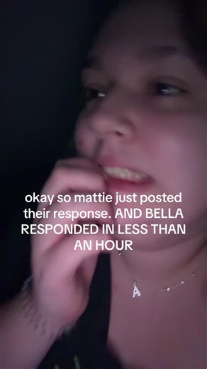 Mattie's Quick Response to Bella's Post
