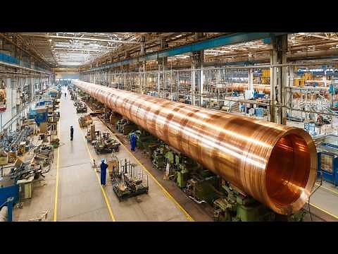 Inside the World’s Hidden Copper Factories – Every Step Revealed. Copper wire and cable production.