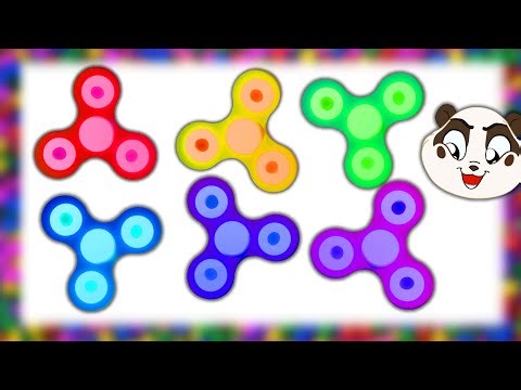 Kids Have Fun with Fidget Spinner - Finger Family & Nursery Rhymes