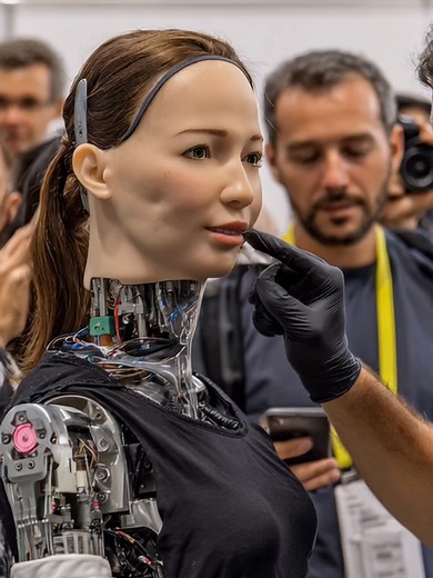 Fascinating Humanoid Robots at AI EXPO