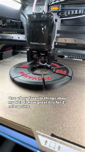 Benefits of 2-Color Printing with Bambu Lab H2D