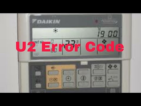 u2 error code daikin ac #daikin #u2