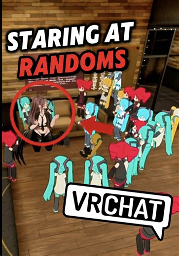 STARING at RANDOM USERS👁️ #vrchat #vtuber #vrchatcommunity #kirbyisepic_vr #vr