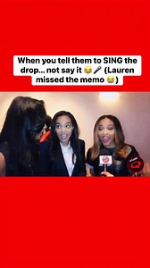 When you tell them to SING the Studio Q drop… not say it 😂🎤 (Lauren missed the memo 😭) | Quencie Thomas