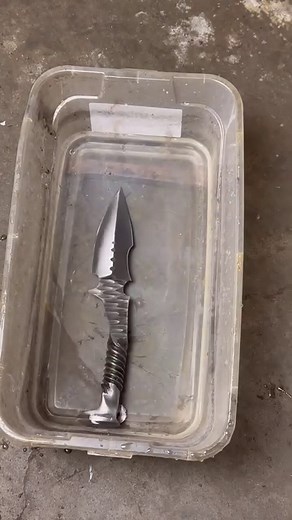 The astonishing transformation of Damascus steel. #forging #maker #craft #manufacturing #handcrafts #diy #chemistry #alchemy #wizardry #satisfying #asmr #blacksmith #process | Andy Alm Custom Knives