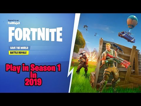 How to Get FORTNITE SEASON 1 (Old Fortnite)