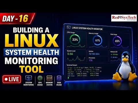 Linux Monitoring Project Every DevOps Engineer Should Build | Live Hands on | Q & A | Red9SysTech