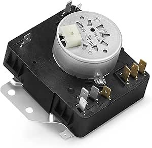W10185981 Dryer Timer Replacement for Whirlpool Maytag KitchenAid Dryer Parts,Clothes Dryer Timer Control Replacement -Replaces AP6016540, W10185981, 1481704, PS11749830