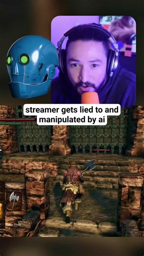i got lied to and manipulated by ai 💀 #darksouls #darksoulsremastered #funnymoments #gaming #coop #miles