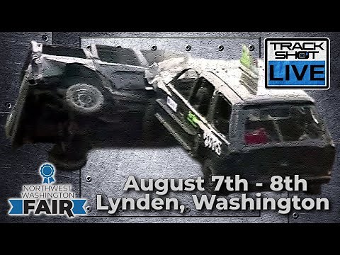 Demolition Derby - TRACK SHOT LIVE - Northwest Washington Fair - Lynden, Washington