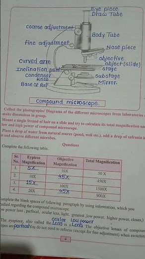 11th std biology practical answers. ##@Learneasyclasses-999