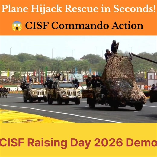 Plane Hijack Rescue in Seconds! 😱 CISF Commando Action | Must Watch Demo