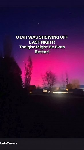 11K views · 66 reactions | UTAH was showing off last night!  The sky...