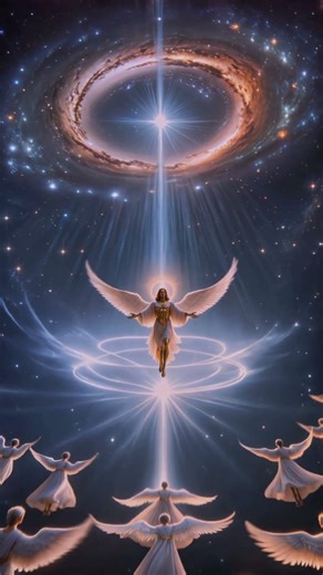 Divine Light Awakening 🌟 | Spiritual Ascension Begins #shorts #angel #universe #aiart