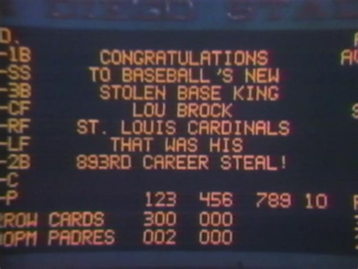 Lou Brock’s speed made the historic moment go by in the blink of an eye. But when the St. Louis Cardinals star passed Ty Cobb for the all-time stolen base crown, it was the culmination of a career of excellence. https://ow.ly/FE8t50WO6hM | National Baseball Hall of Fame and Museum