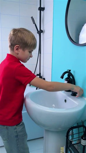 Wash Your Hands Before Eating! 🧼🍽️ Fun Hygiene for Kids #shorts