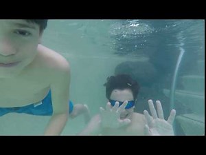 boys underwater