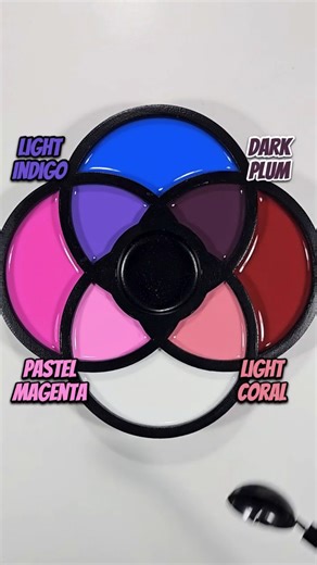 Neon Pink + Royal Blue + Merlot + White - Electric Meets Velvet