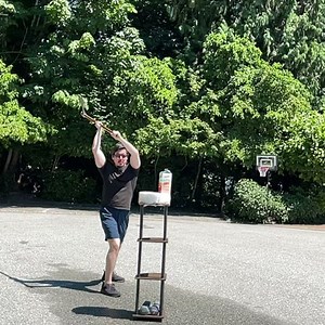 Cold Steel Dane Axe (Viking Battle Axe) Cutting #shorts