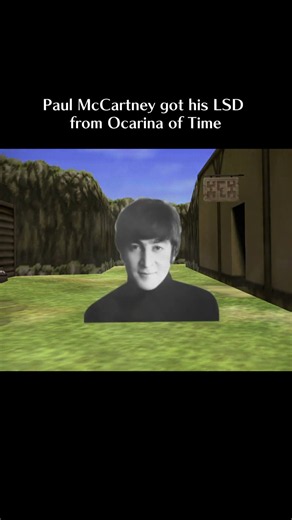 Paul McCartney got his LSD from Ocarina of Time #thebeatles #paulmccartney #ocarinaoftime #zelda