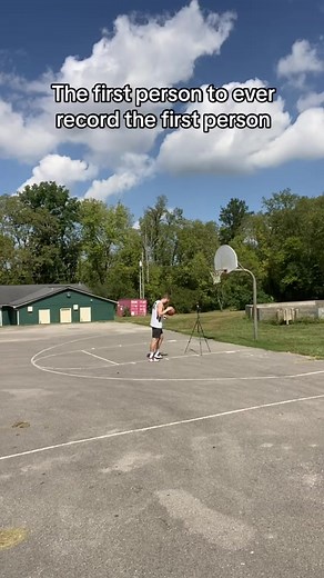 The first person to ever record the first person #basketball #firstpersonever | Mrbeardeddragon