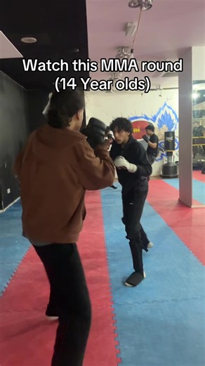 Exciting MMA Sparring with 14-Year-Olds