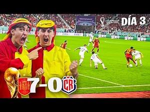 ASÍ VIVIMOS EL ESPAÑA 7-0 COSTA RICA en EL CAMPO *récord HISTÓRICO*