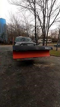 Boss Plow Adjustment. Your Plow Will Thank You #shorts #snow #snowplow