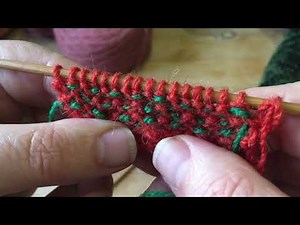 Stranded colorwork without floats in 3 minutes - THE KNITTING MAN'S TINY SHORTS - Look mum NO FLOATS